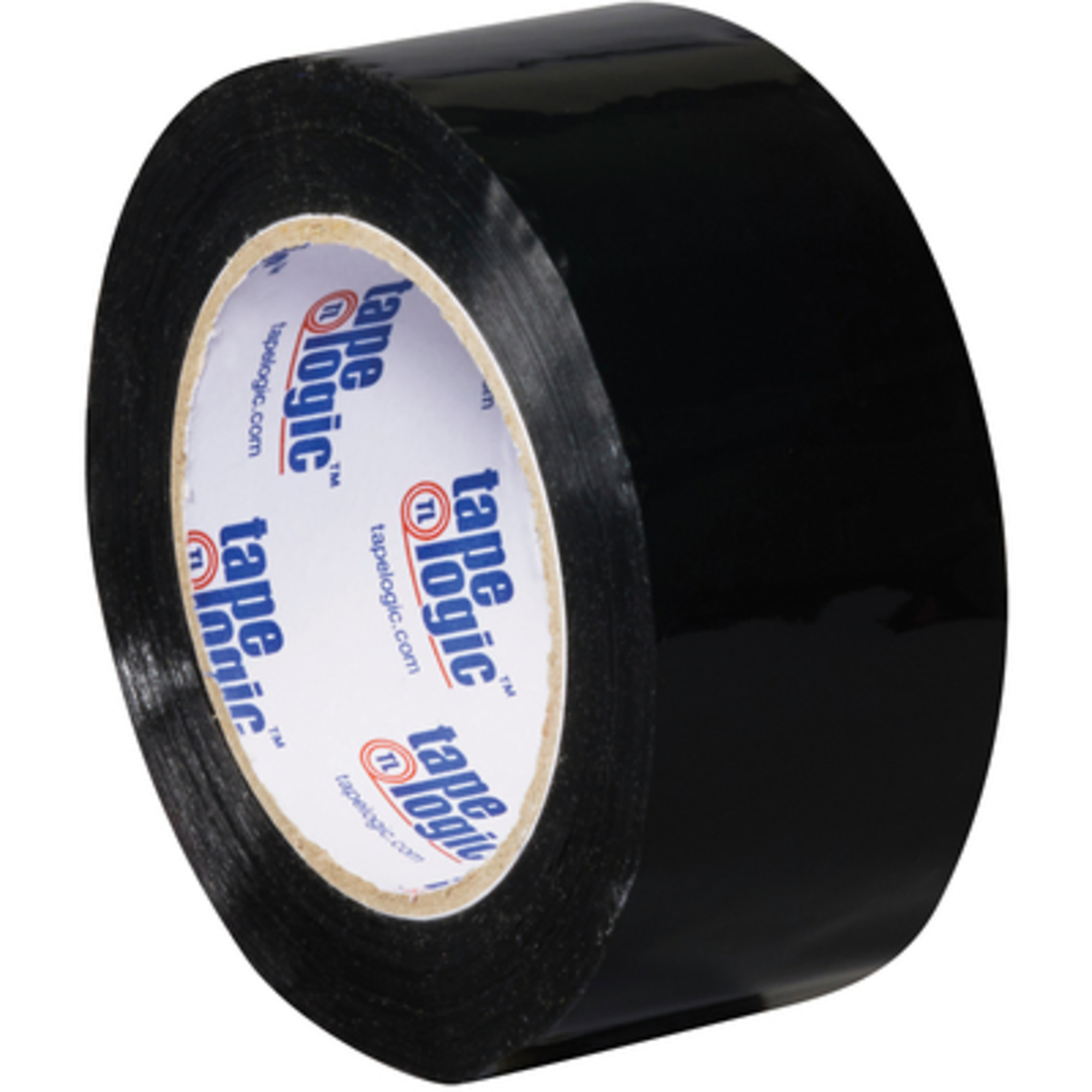 Stock Packaging Carton Sealing Tape — 2in. x 110yds., Black, 18 Rolls, Model# T90222BK18PK